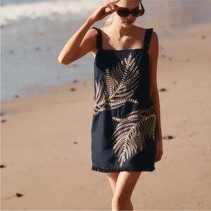 Anthropologie The Sariah Fringe Mini Dress NWT